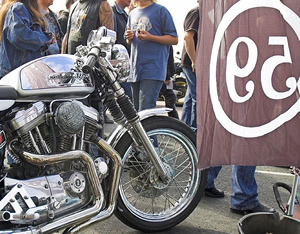 Harley Sportster Cafe Racer, Ace Day, Brighton