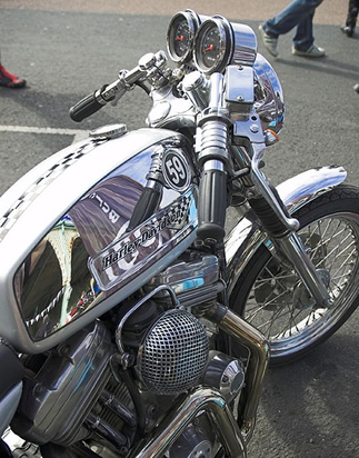 Harley Sportster Cafe Racer, Ace Day, Brighton