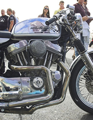 Harley Sportster Cafe Racer, Ace Day, Brighton